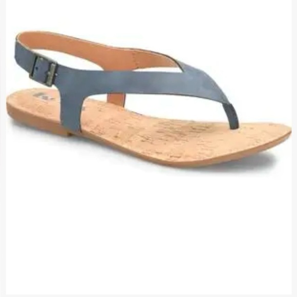 Korks Shoes - Korks Skylar Blue Denim Thong Sandals 
Size 7